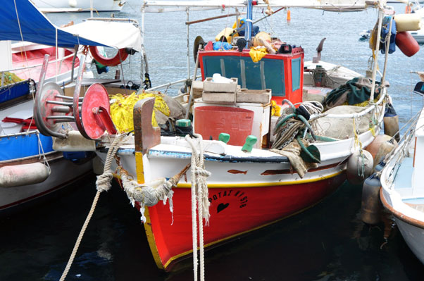Fischerboot in Hydra