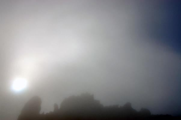 Teneriffa - Canadas in den Wolken